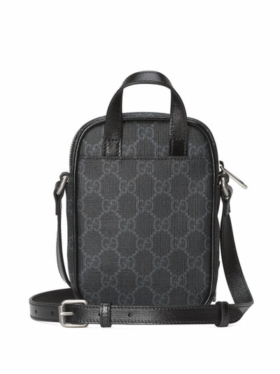 GUCCI logo-patch zip-fastening backpack outlook