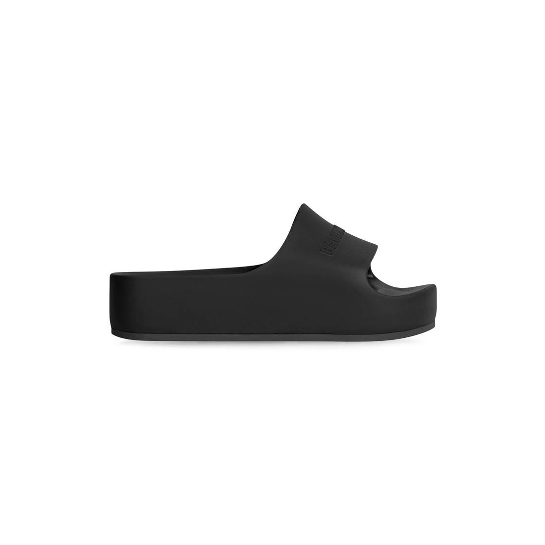 Women's Chunky Slide Sandal in Black - 1