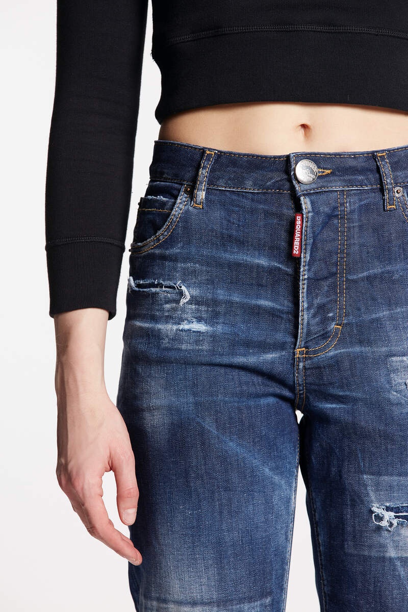 DARK RIPPED WASH BOSTON JEANS - 3