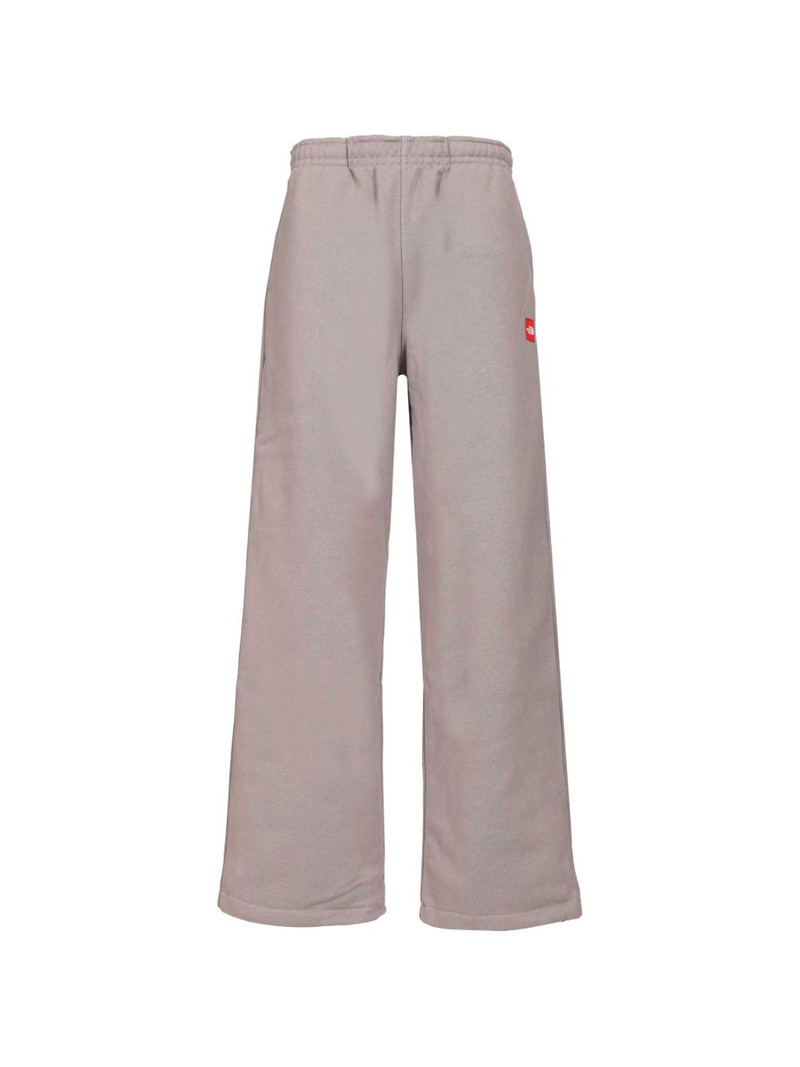 Red Box logo-patch trousers 1
