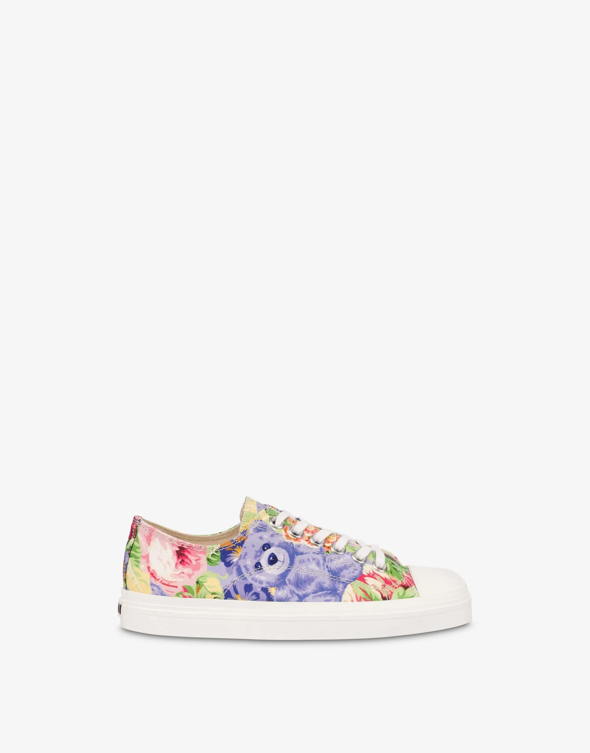 PRINTED CANVAS SNEAKERS - 1