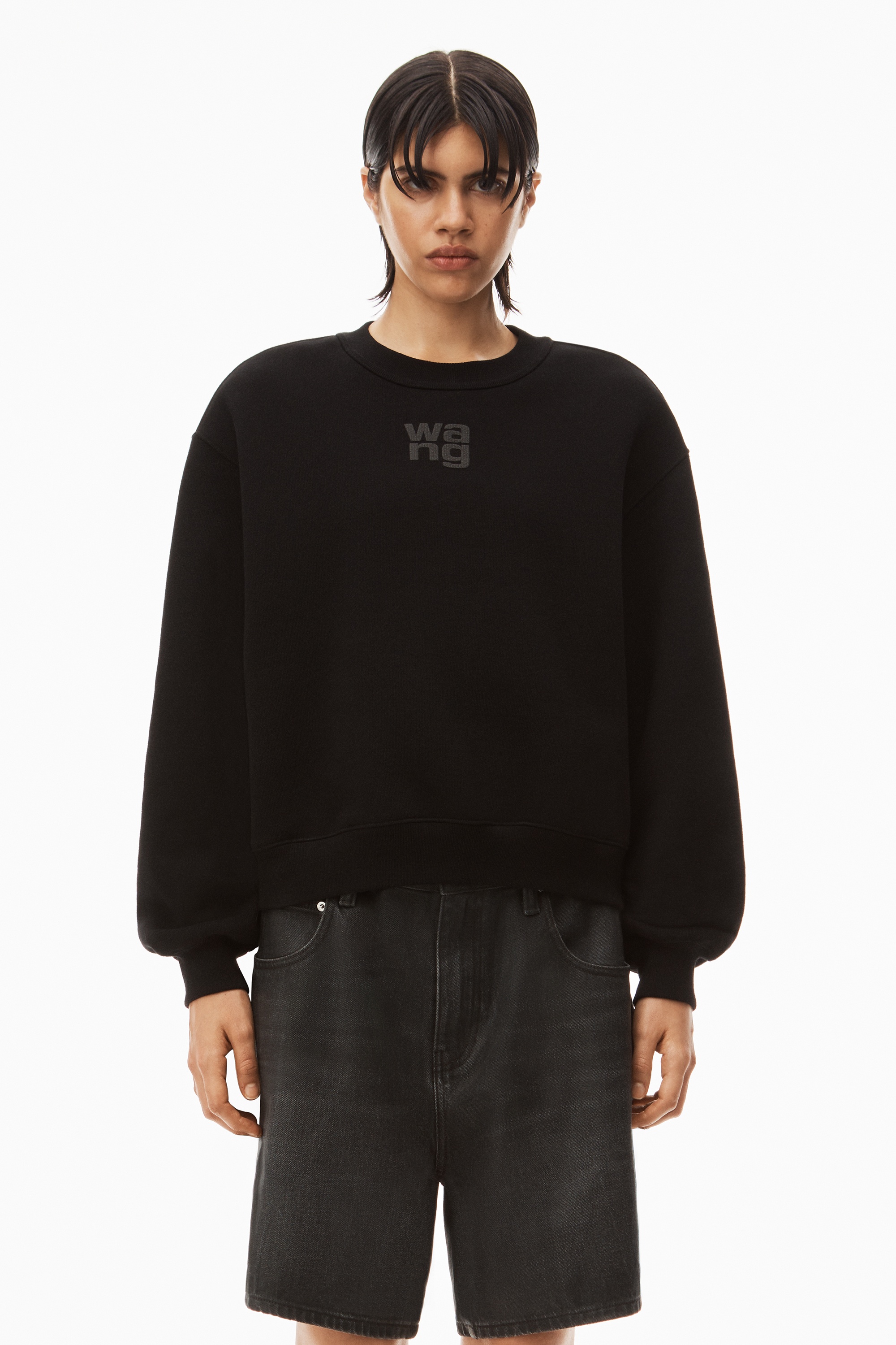 PUFF LOGO SWEATSHIRT IN STRUCTURED TERRY - 2