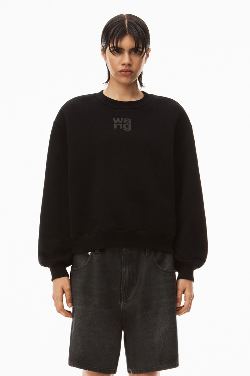 PUFF LOGO SWEATSHIRT IN STRUCTURED TERRY 2