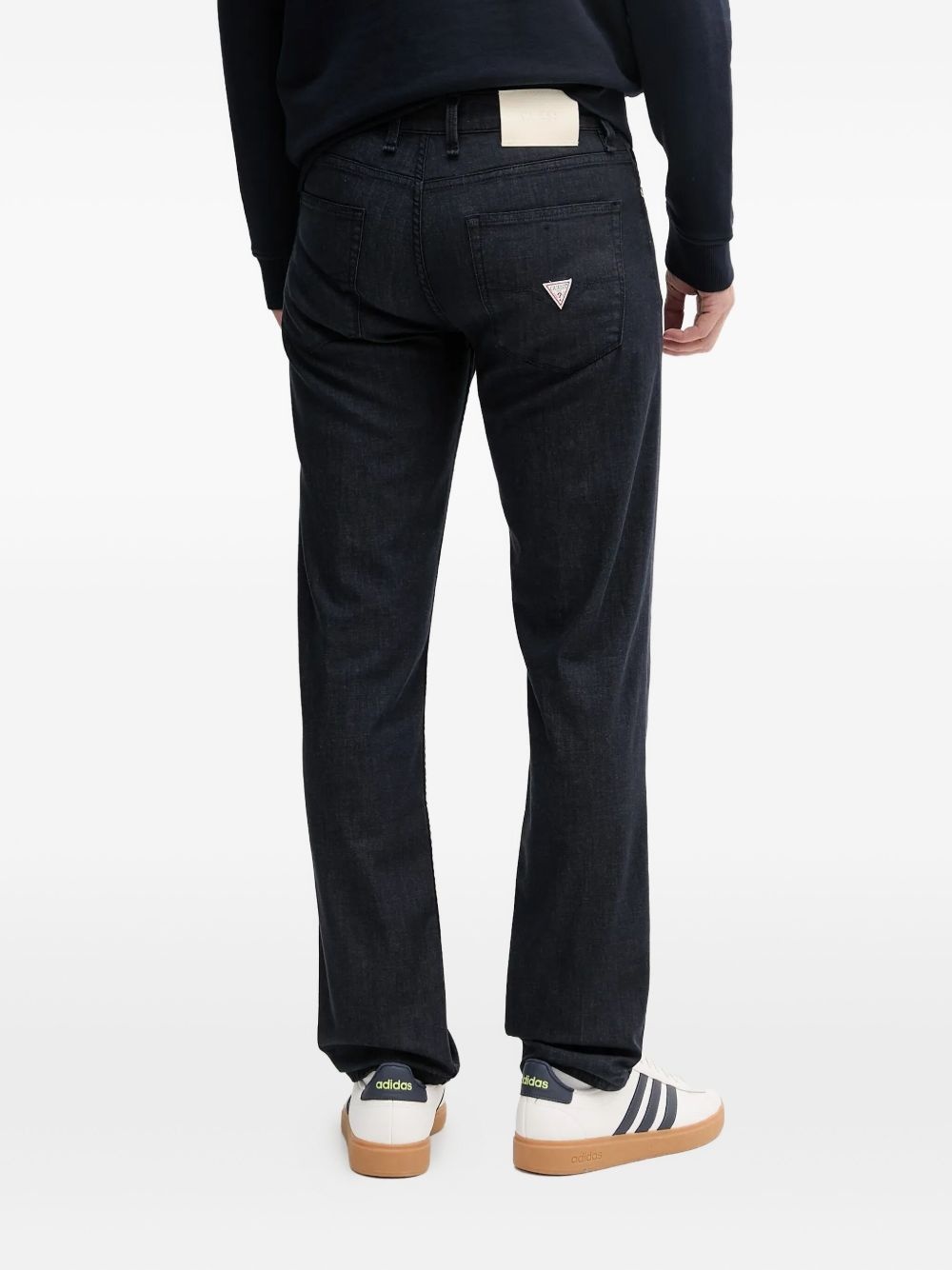 logo-plaque jeans - 3