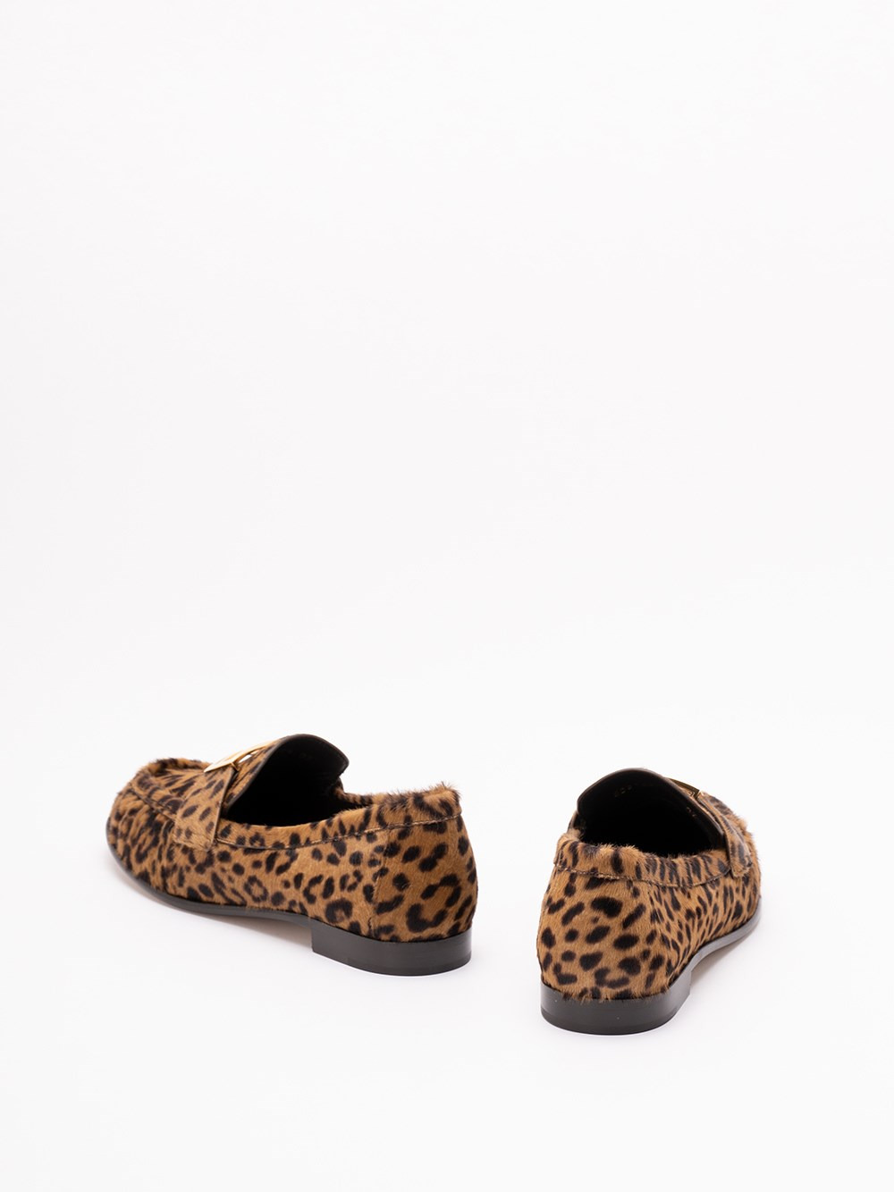 Leopard Print Loafers - 3
