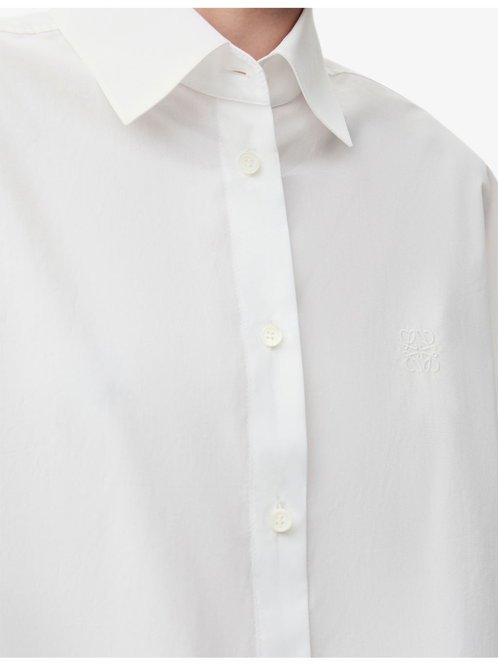 Cape Anagram-Embroidered Cotton-Blend Shirt - 5