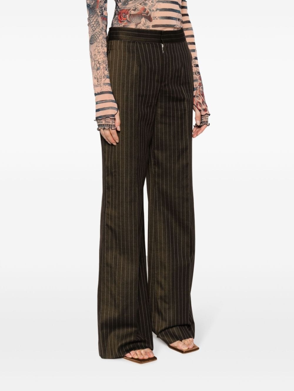 The Thong striped trousers - 3