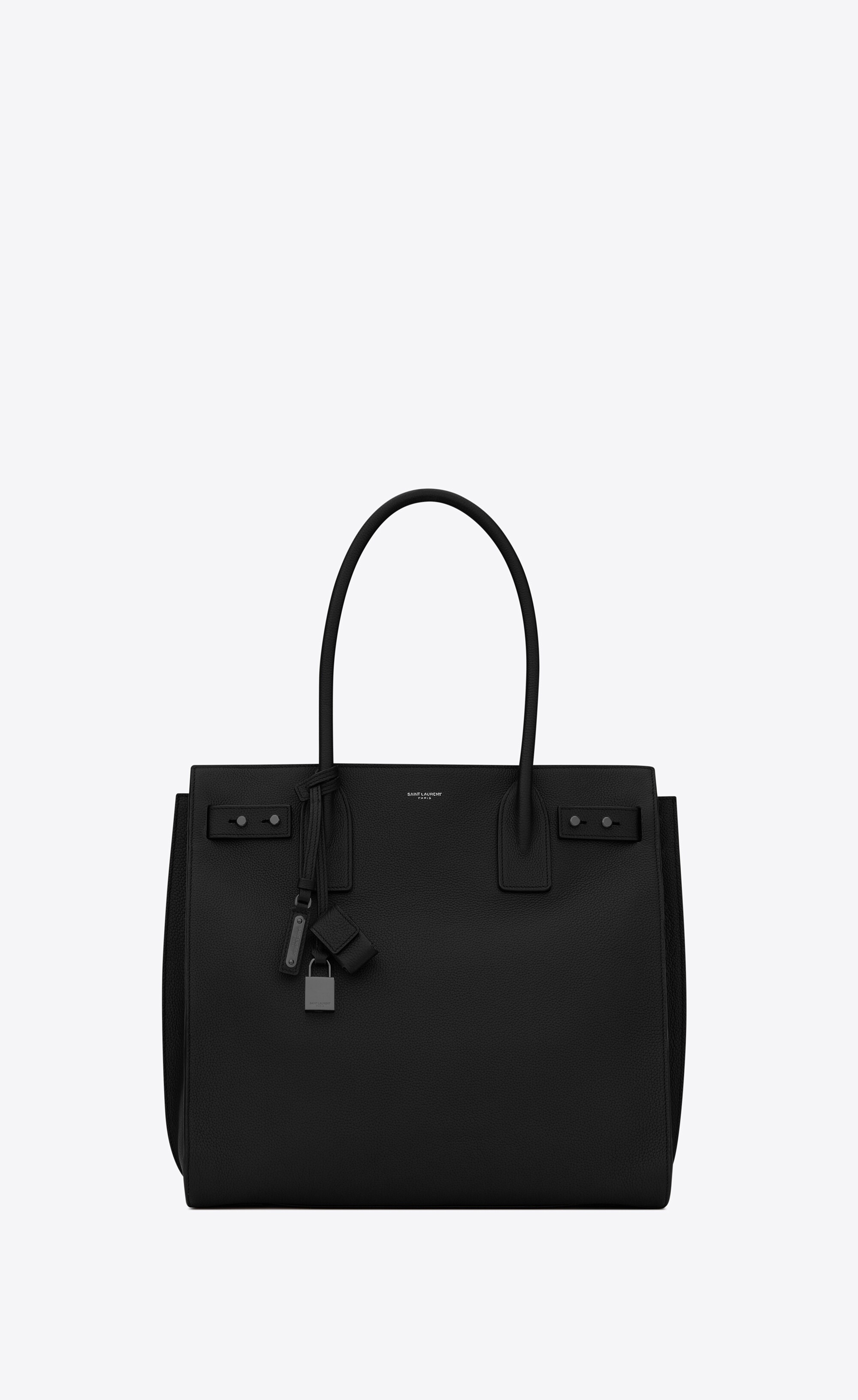 sac de jour north/south tote in grained leather - 1