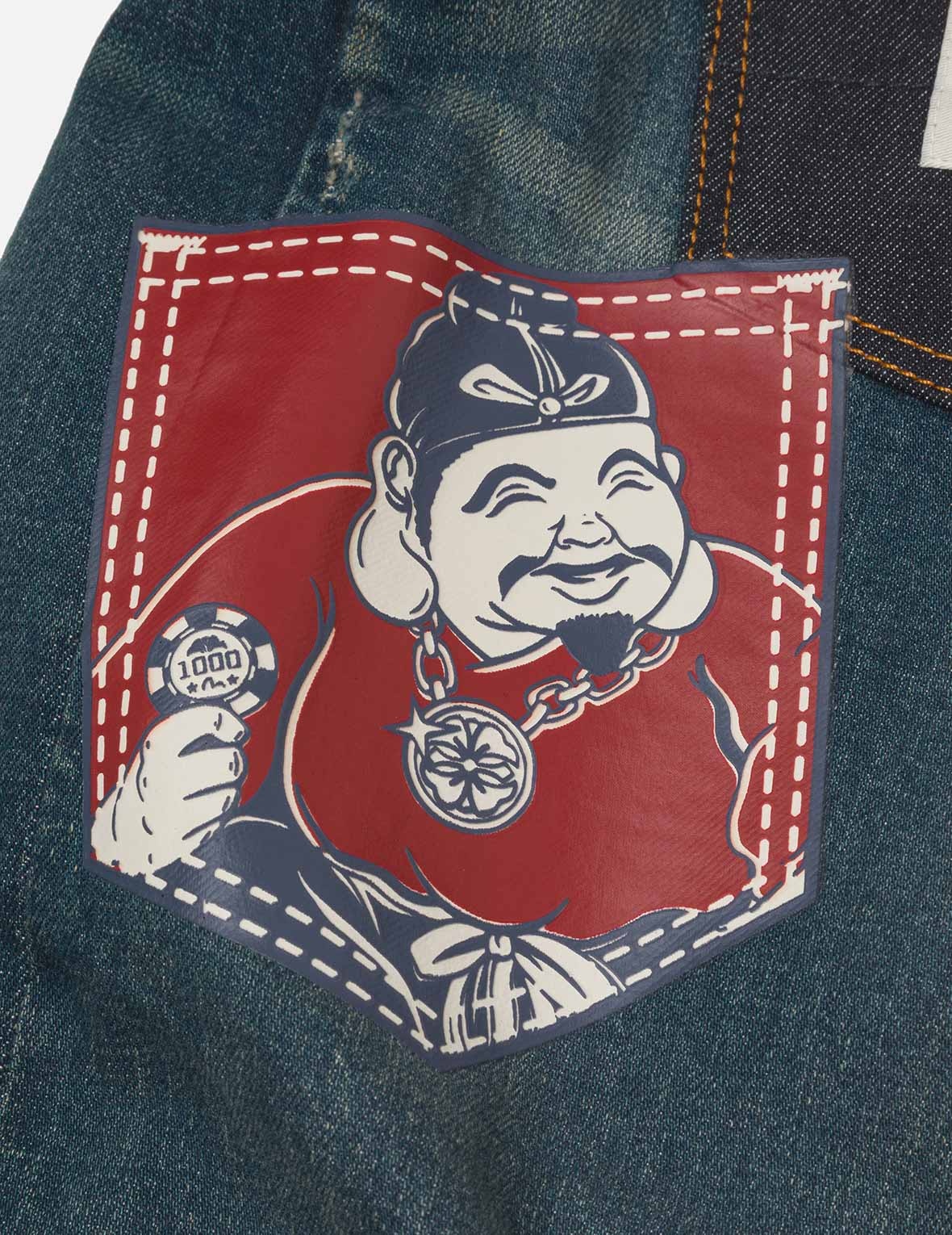Ebisu Print and Multi-Pocket Carrot Fit Jeans #2017 - 13
