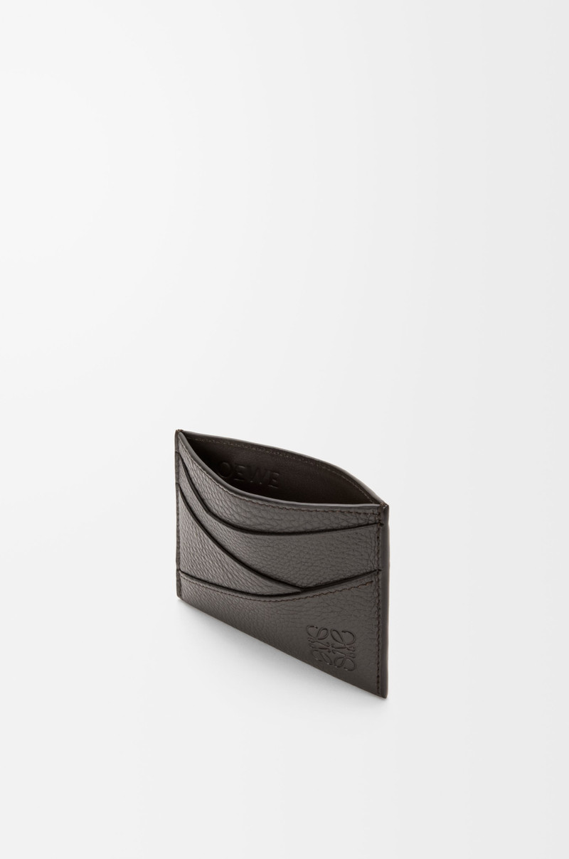 Loewe Puzzle plain cardholder in supple grained calfskin outlook