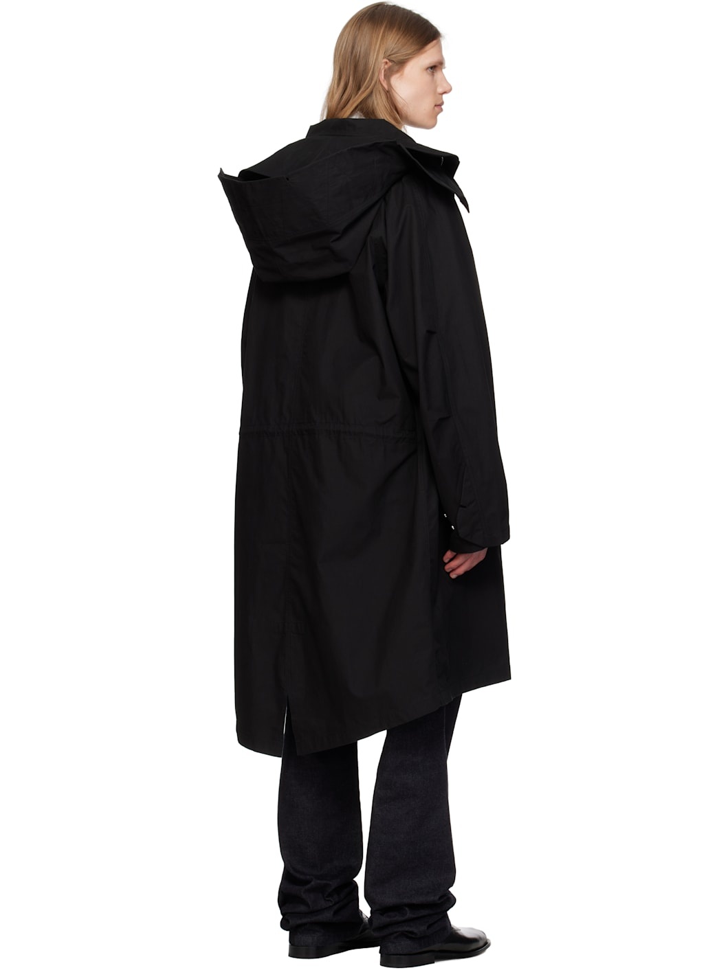 Black 8.0 Center Rain Coat - 3