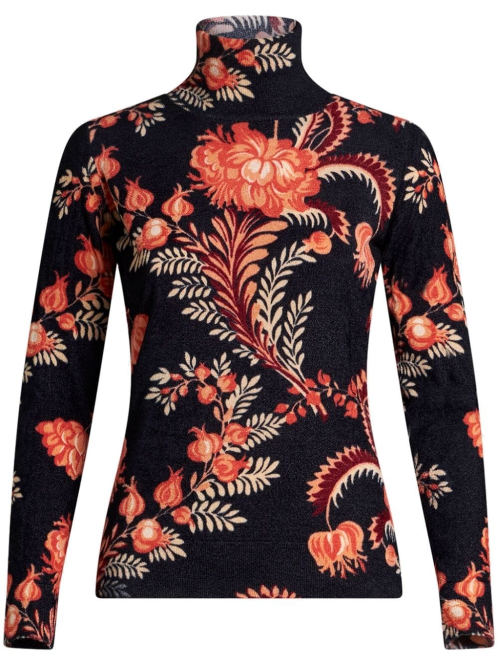 floral-print jumper - 1