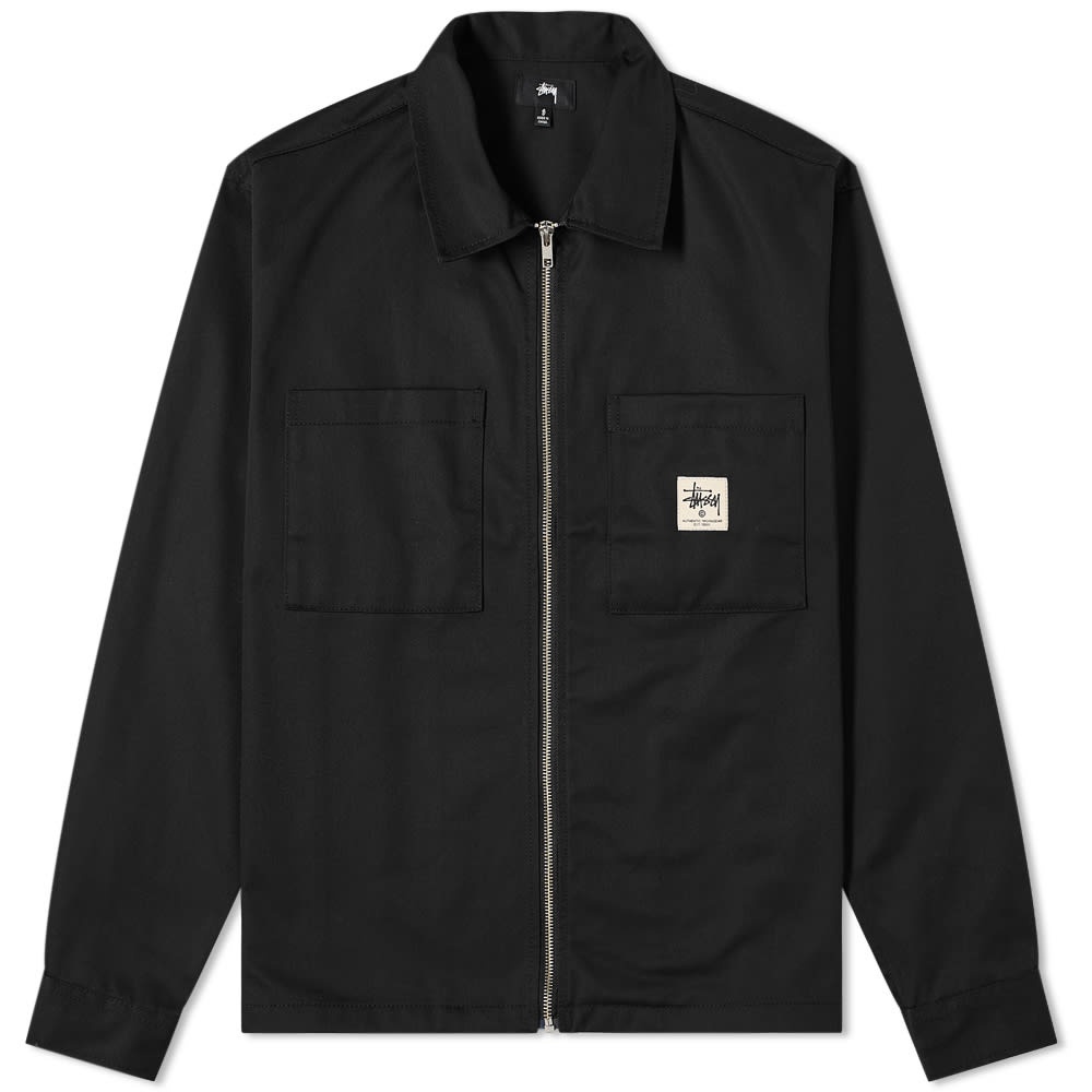 Stussy Zip Up Work Shirt - 1