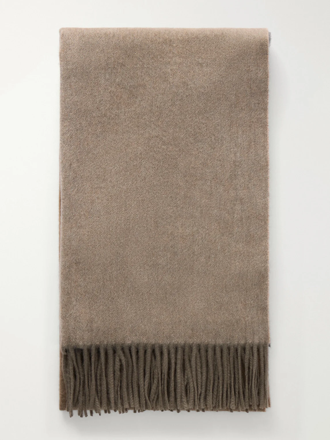 Umbra Fringed Cashmere Scarf - 1