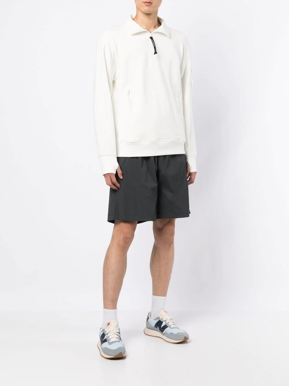 zip-fastening sweatshirt - 2