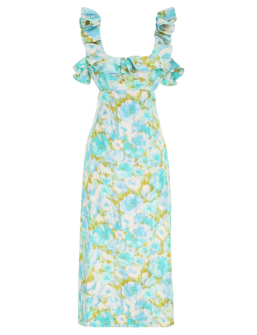 Zimmermann HIGH TIDE FRILLED MIDI | REVERSIBLE