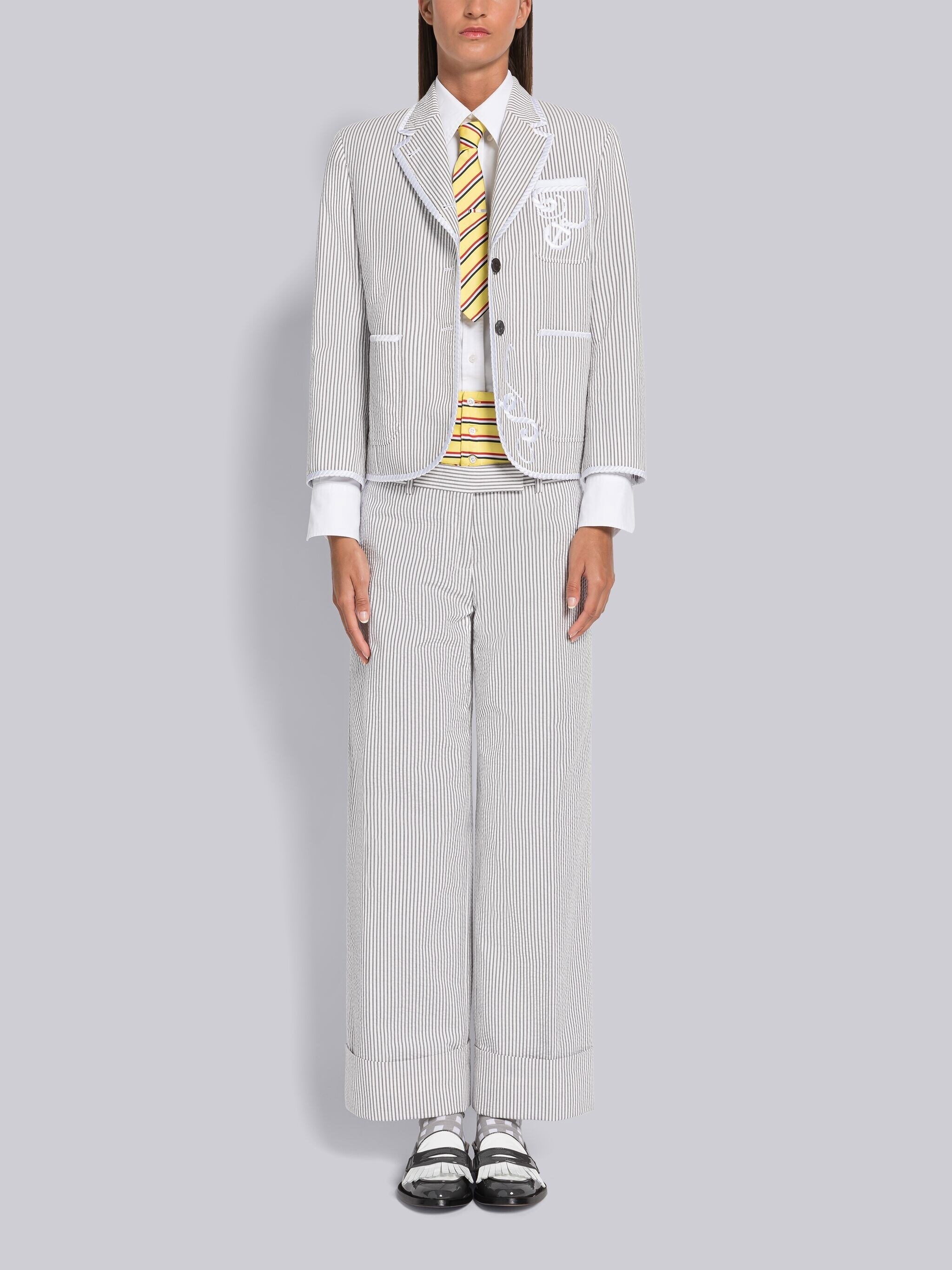 Rope Edge Anchor Low Rise Sack Trouser - 4