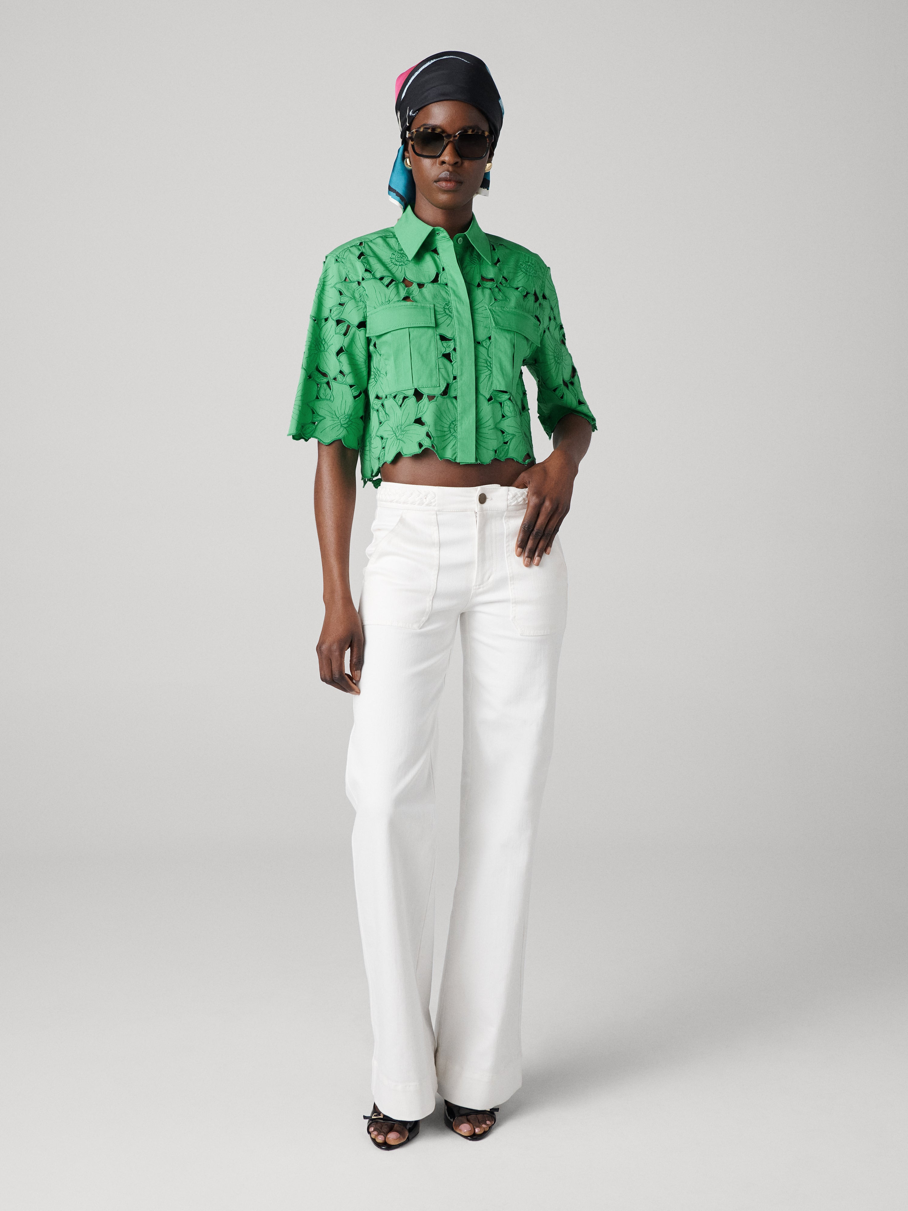 Joan Cotton Poplin Top - 2