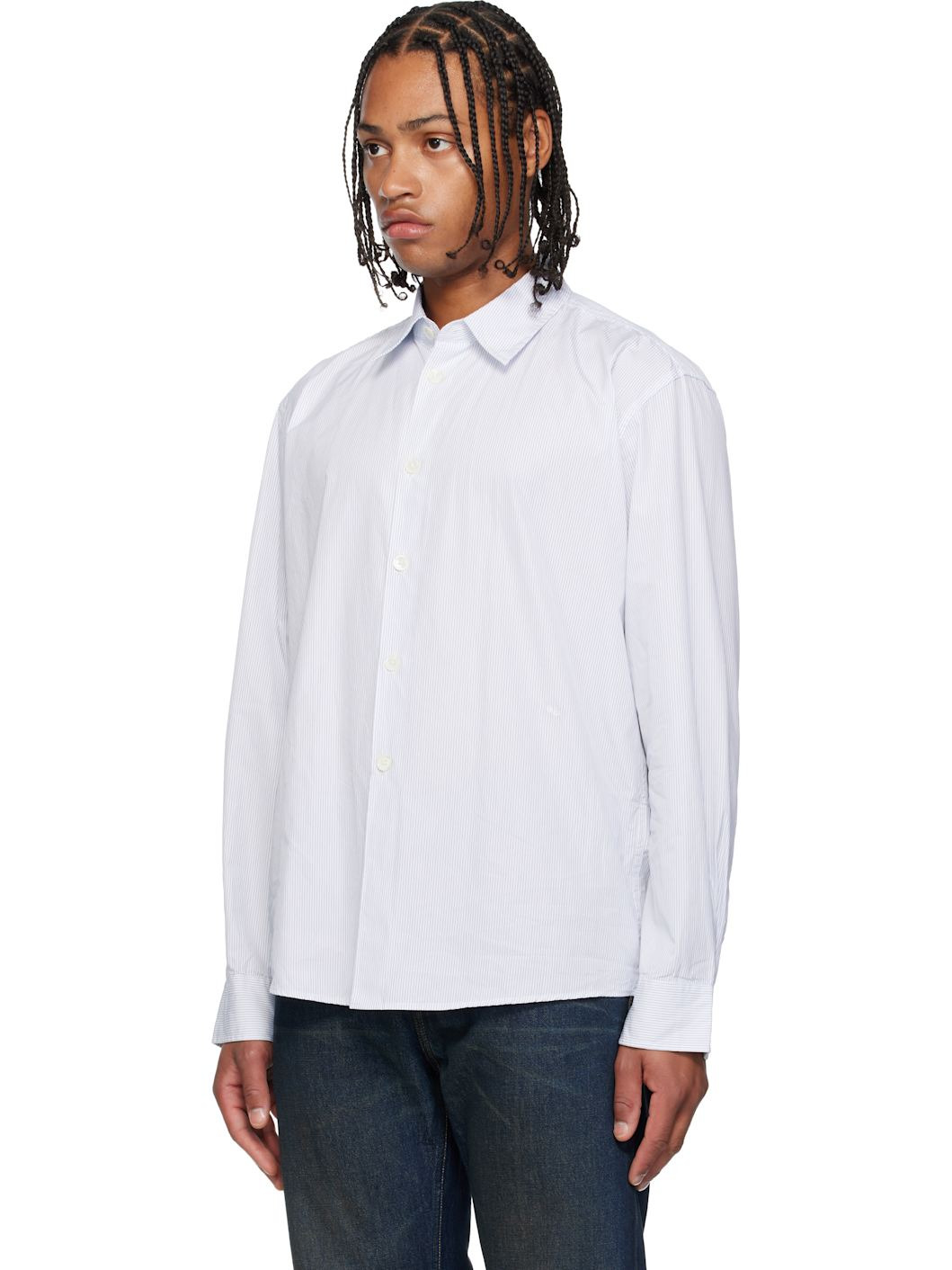 White & Blue Beyond Shirt - 4