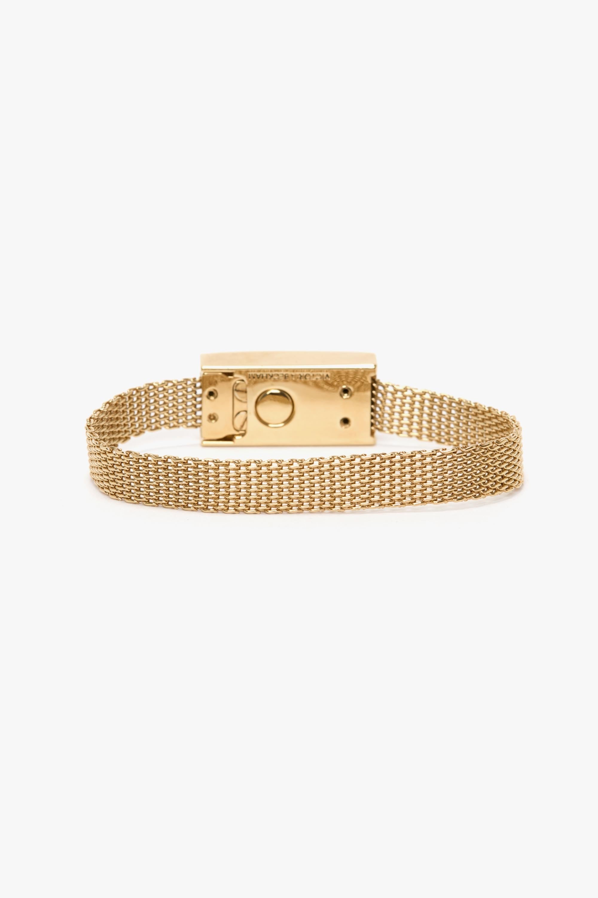 B Frame Bracelet In Light Gold - 4