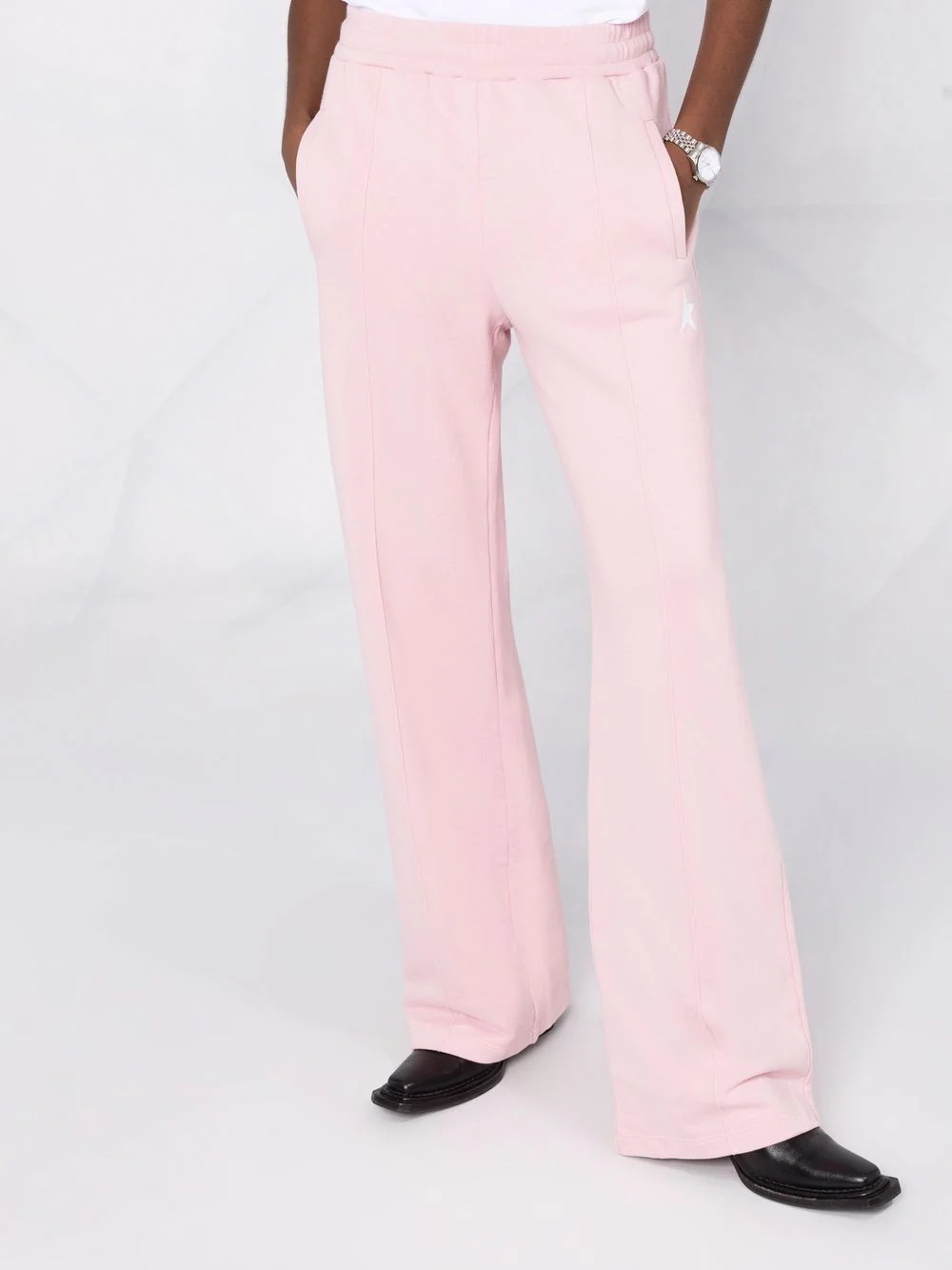 star-logo straight-leg trousers - 5