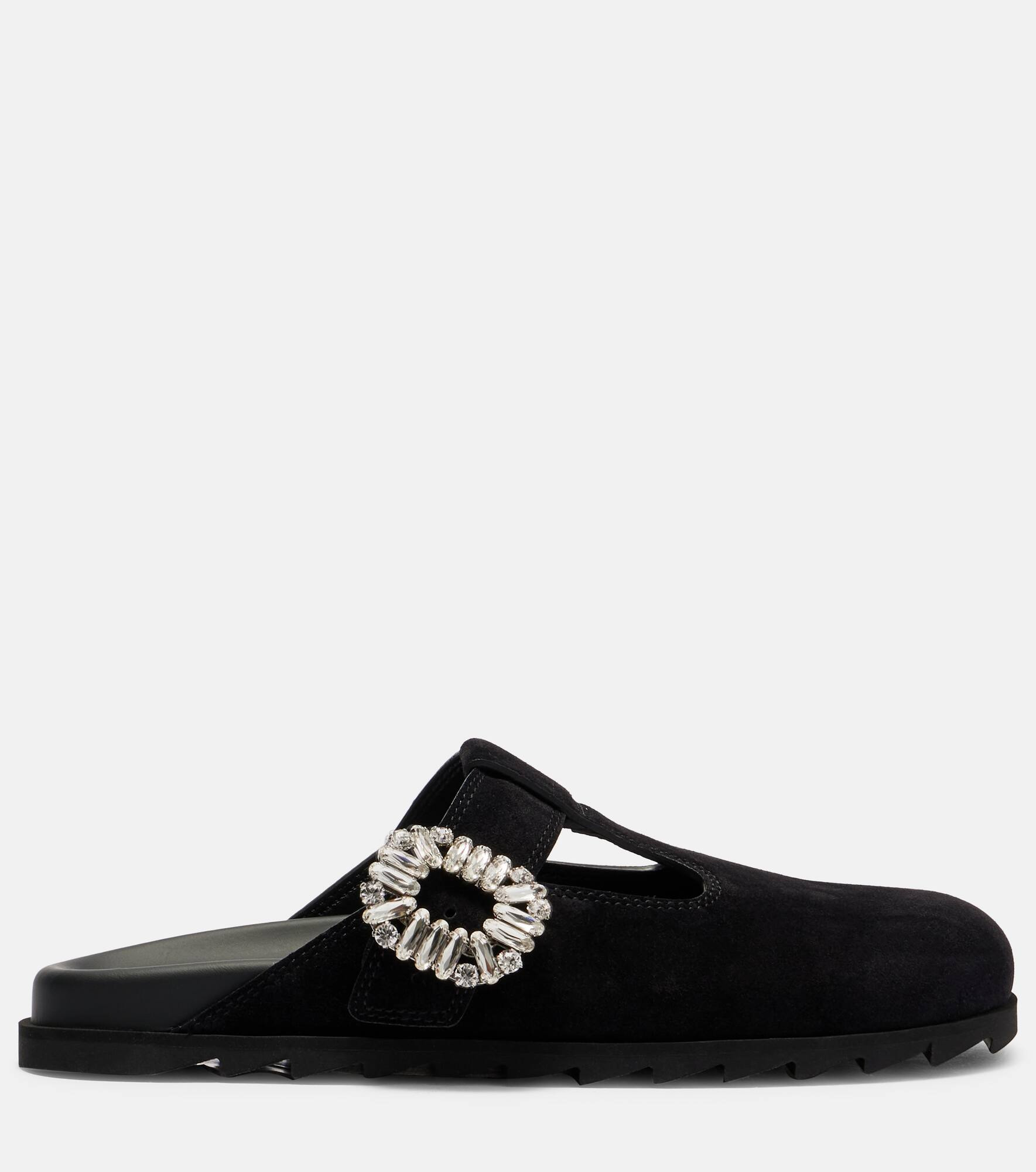 Slidy Viv' suede mules - 4