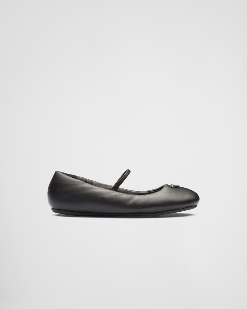 Prada Soft padded nappa leather ballerinas 1
