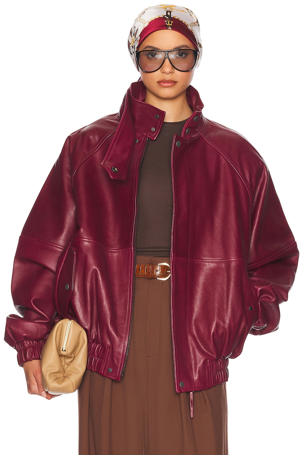 The Oversized Leather Bomber - 2