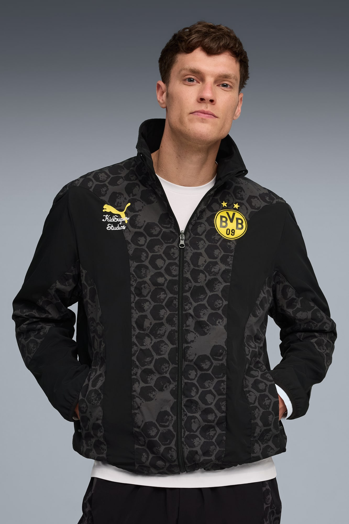 KIDSUPER x BORUSSIA DORTMUND Reversible Jacket Men - 3