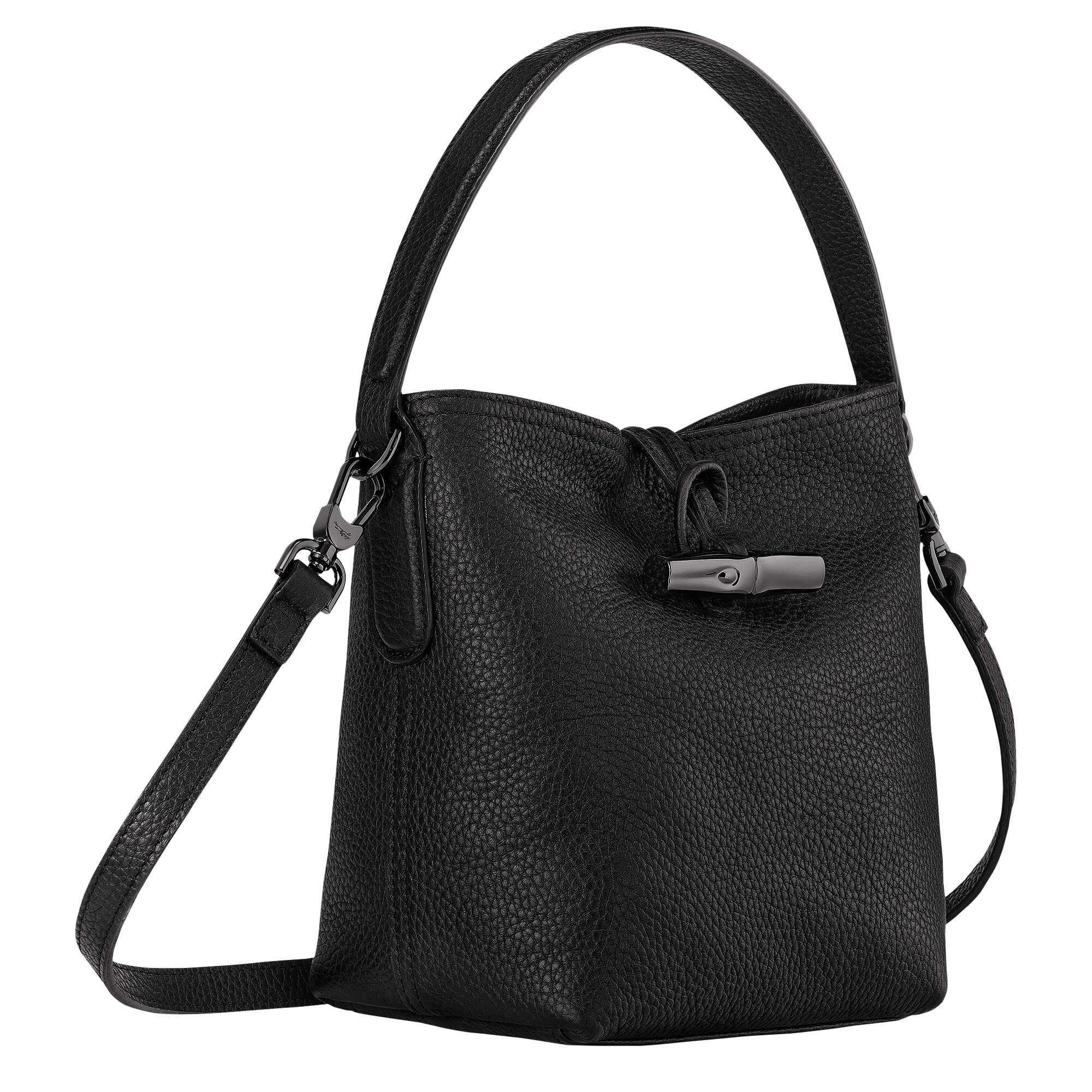 Roseau Essential XS Bucket bag Black - Leather - 3