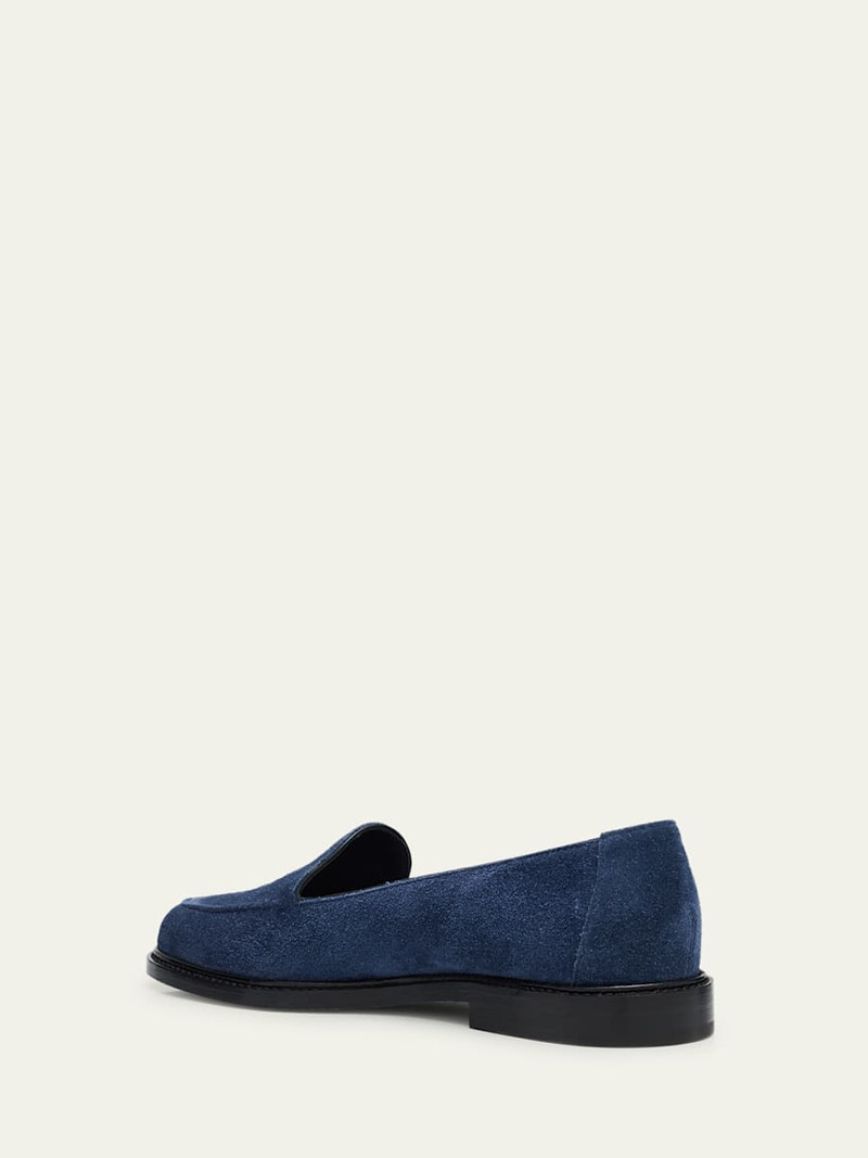 Manolo Blahnik Maxy Suede Loafers outlook