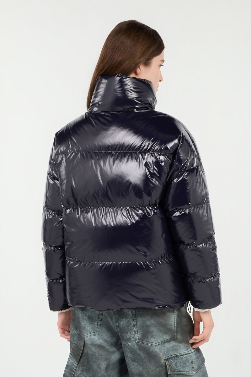 Reversible Marble Print Down Jacket 5
