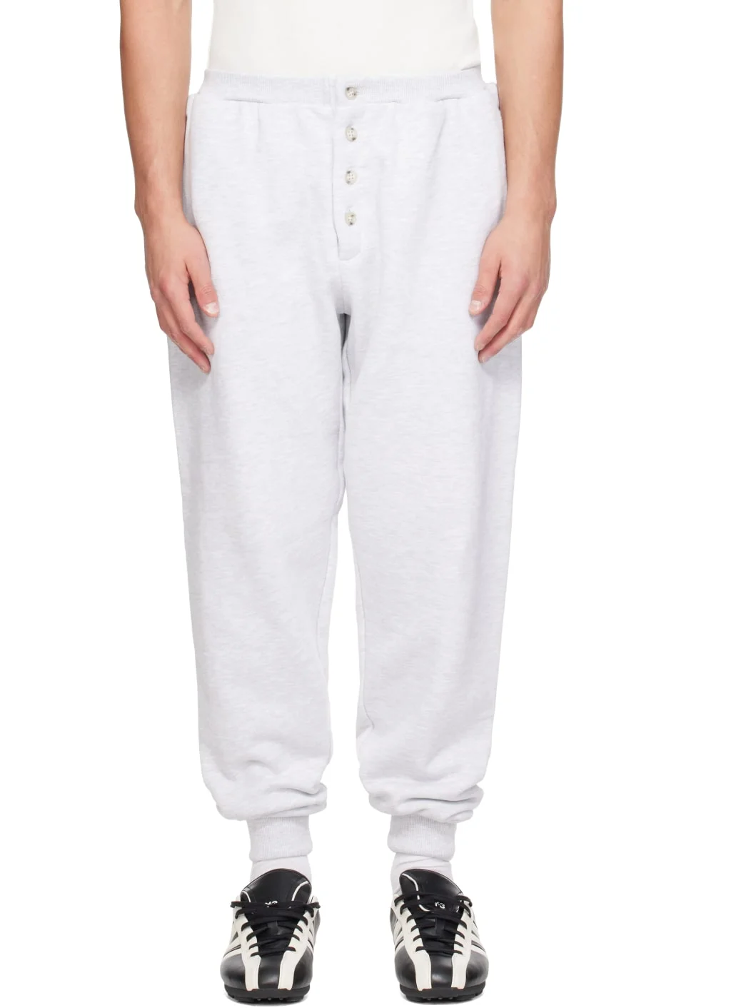 Gray Cadet Sweatpants - 1