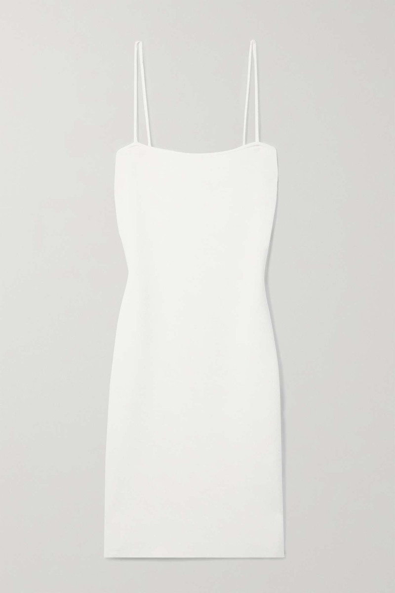 FENDI Embellished cutout stretch-knit mini dress outlook