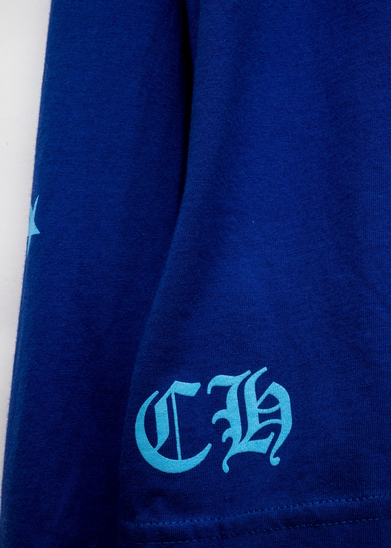 【SCENERITY】Chrome long sleeves Chrome Hearts Chrome Hearts CH Indigo Blue Stars Long Sleeve