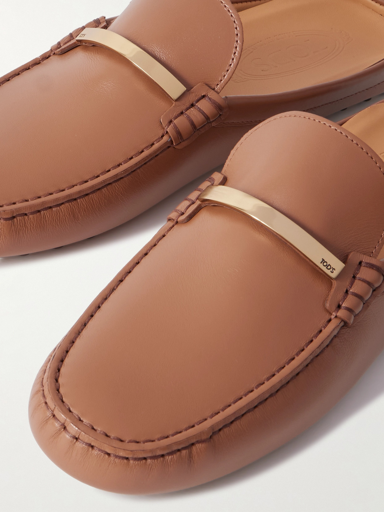 Gommino 22l Embellished Leather Mules - 4
