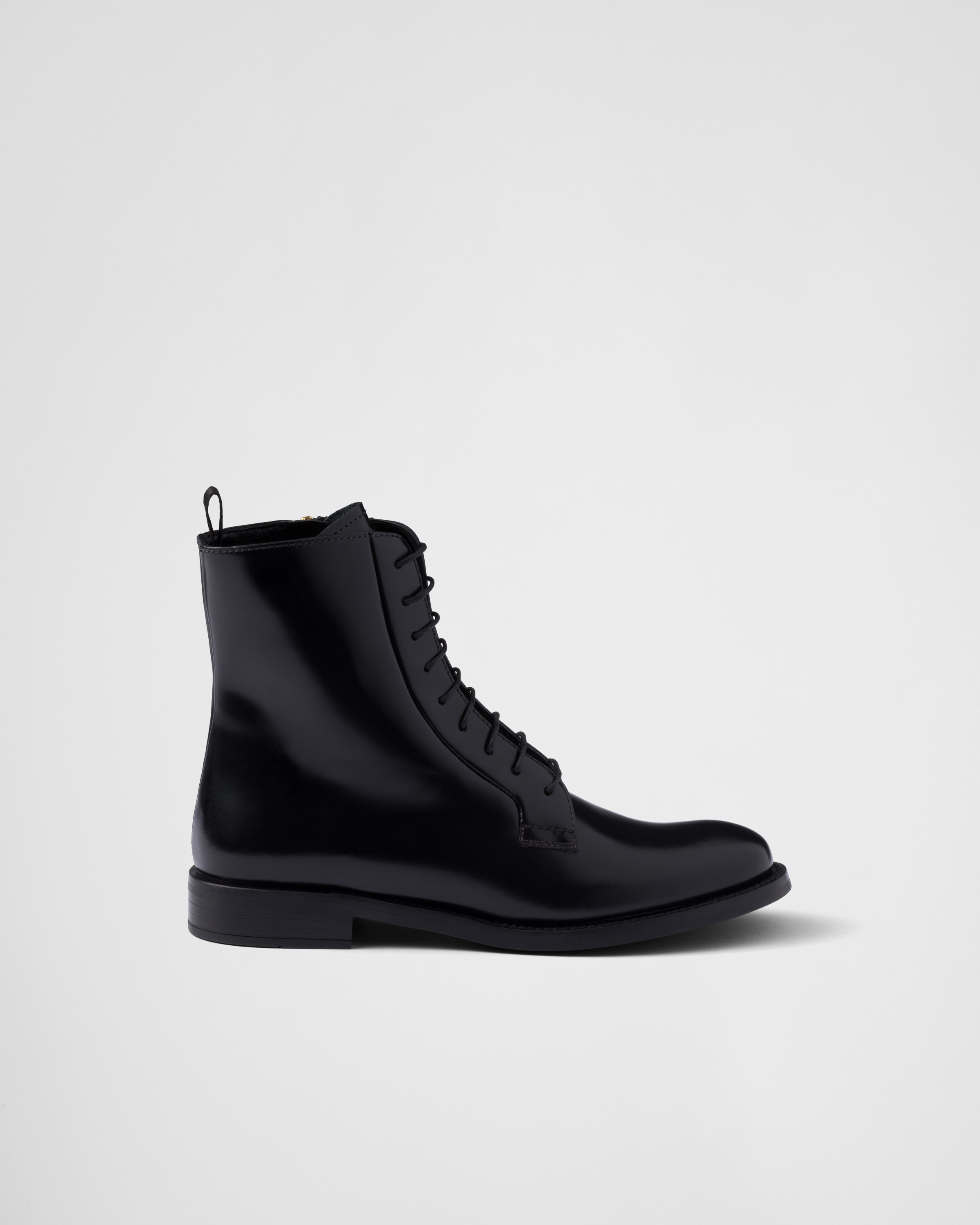 Brushed leather ankle boots - 2