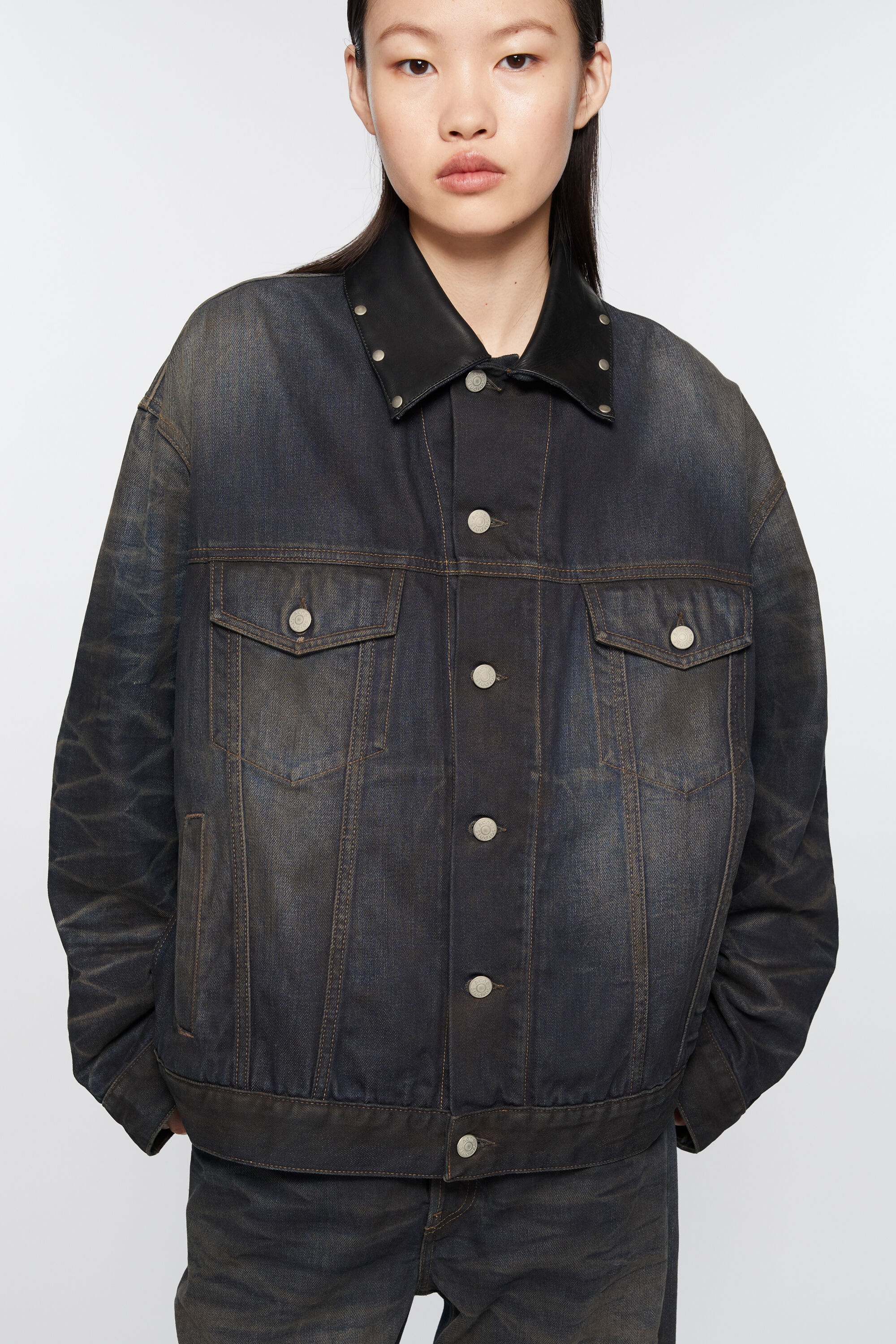 Denim jacket - Oversized fit - Dark Blue - 6