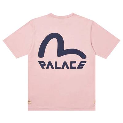 PALACE Palace x Evisu Seagull T-Shirt 'Pink Nectar' outlook