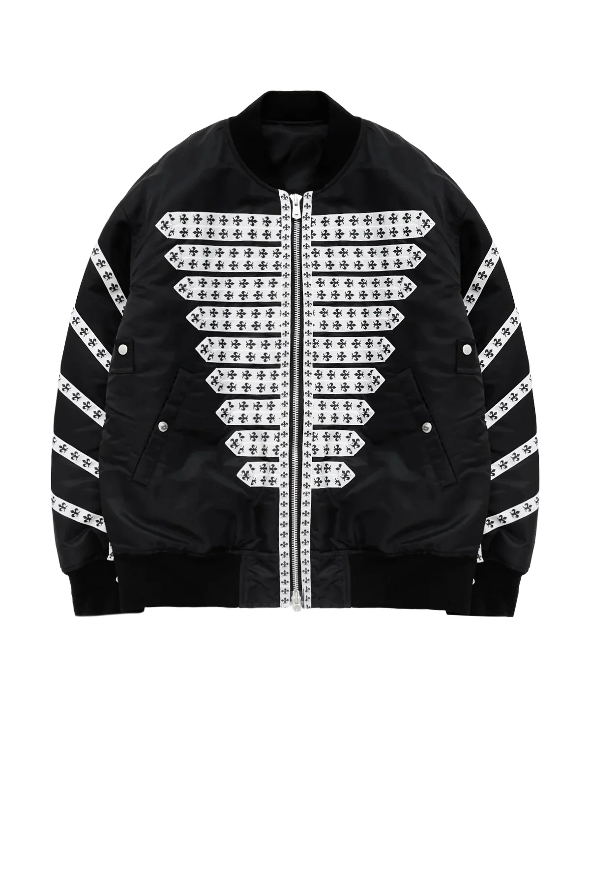 TAKAHIROMIYASHITA TheSoloist. Huge Brit Bomber Jacket. Black - 1