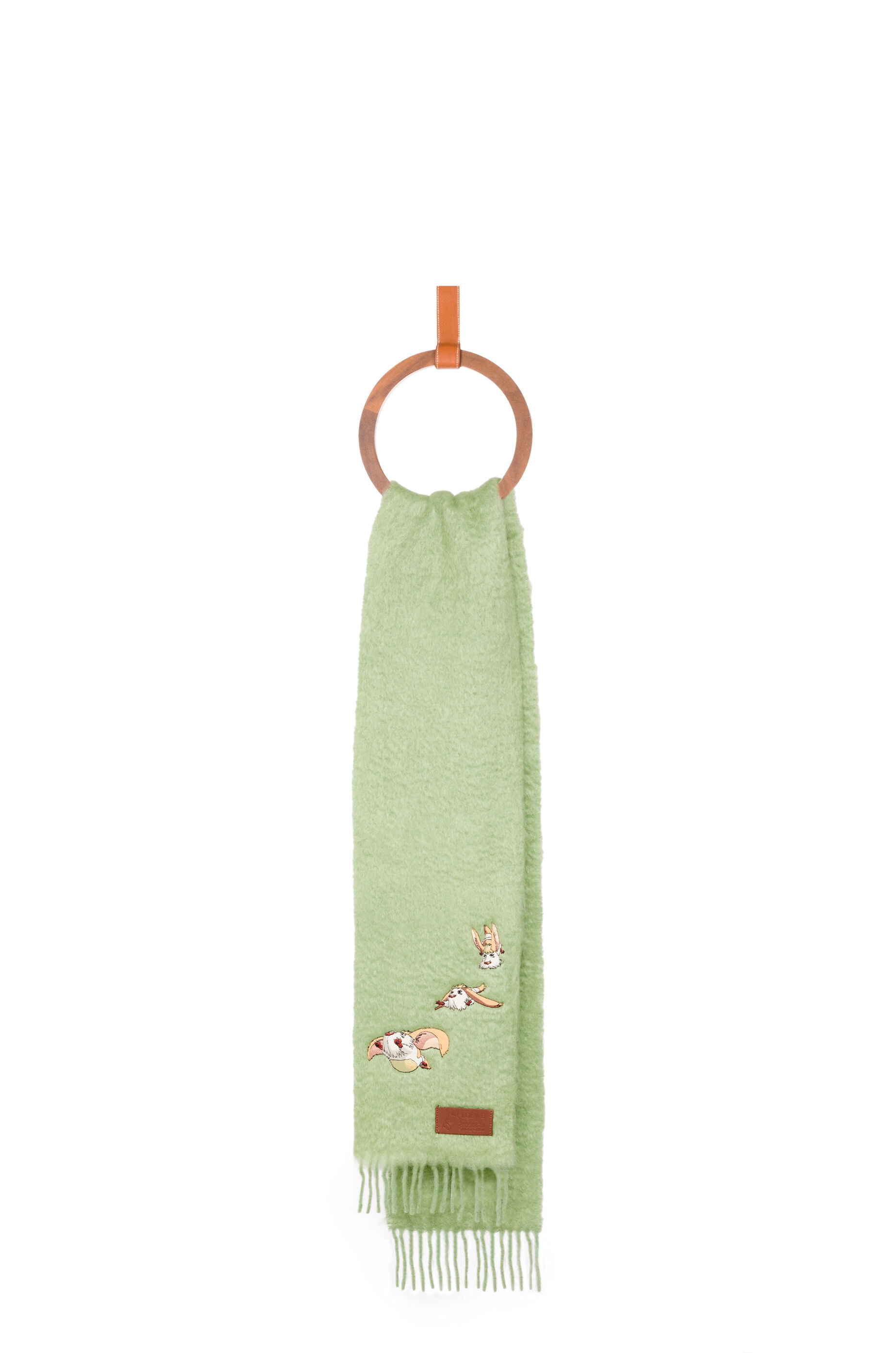 Heen scarf in mohair and wool blend - 1