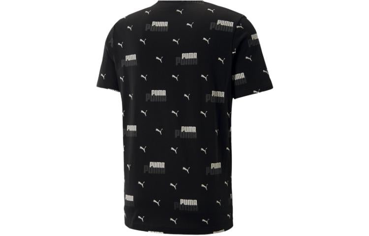 PUMA Essentials Logo Power Printed Tee 'Black' 675681-01 - 2