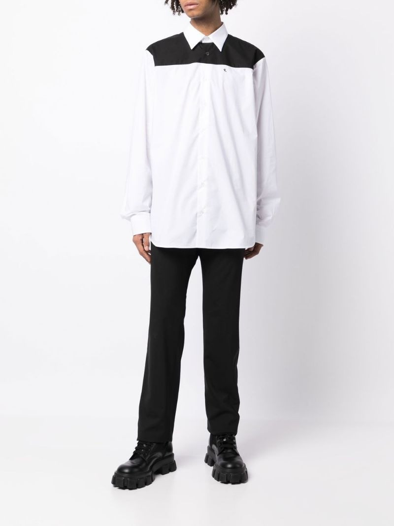 Raf Simons Ghost two-tone shirt outlook
