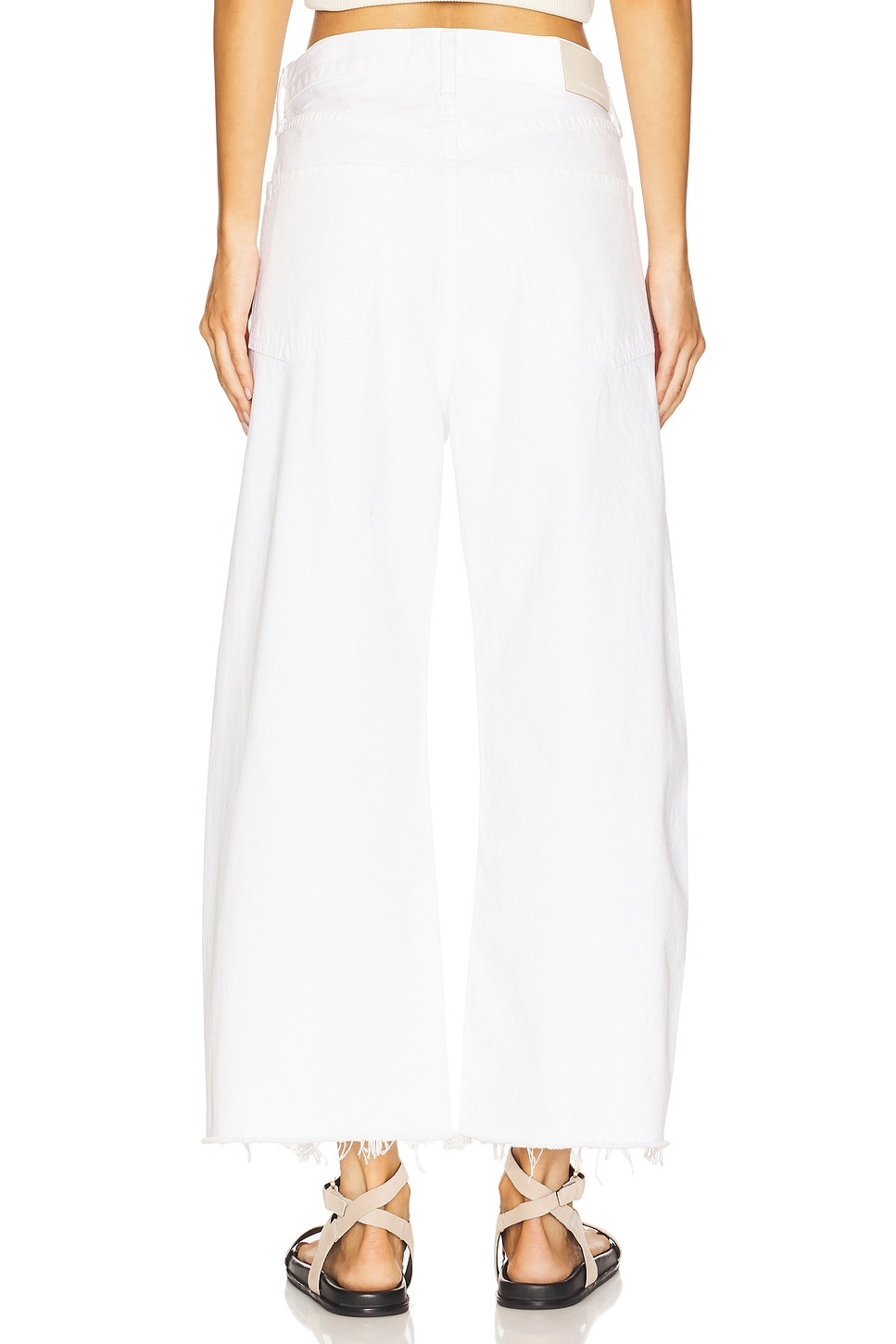 Ayla Undone Hem Crop - 4