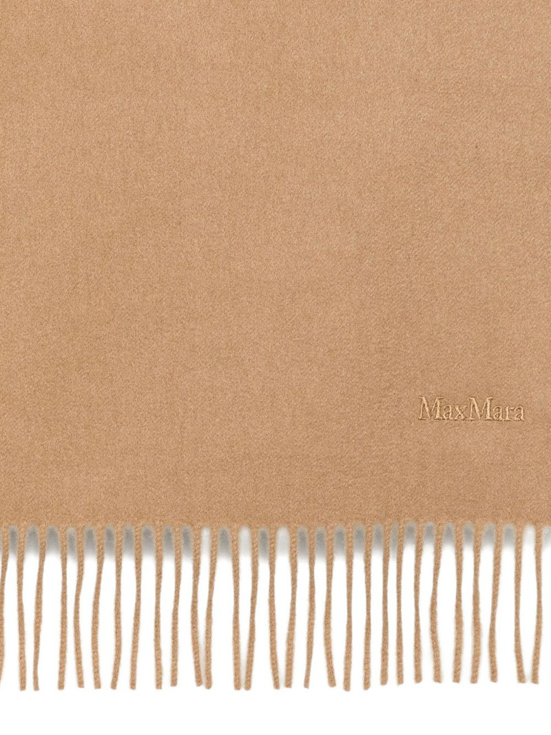 Max Mara fringed cashmere scarf outlook