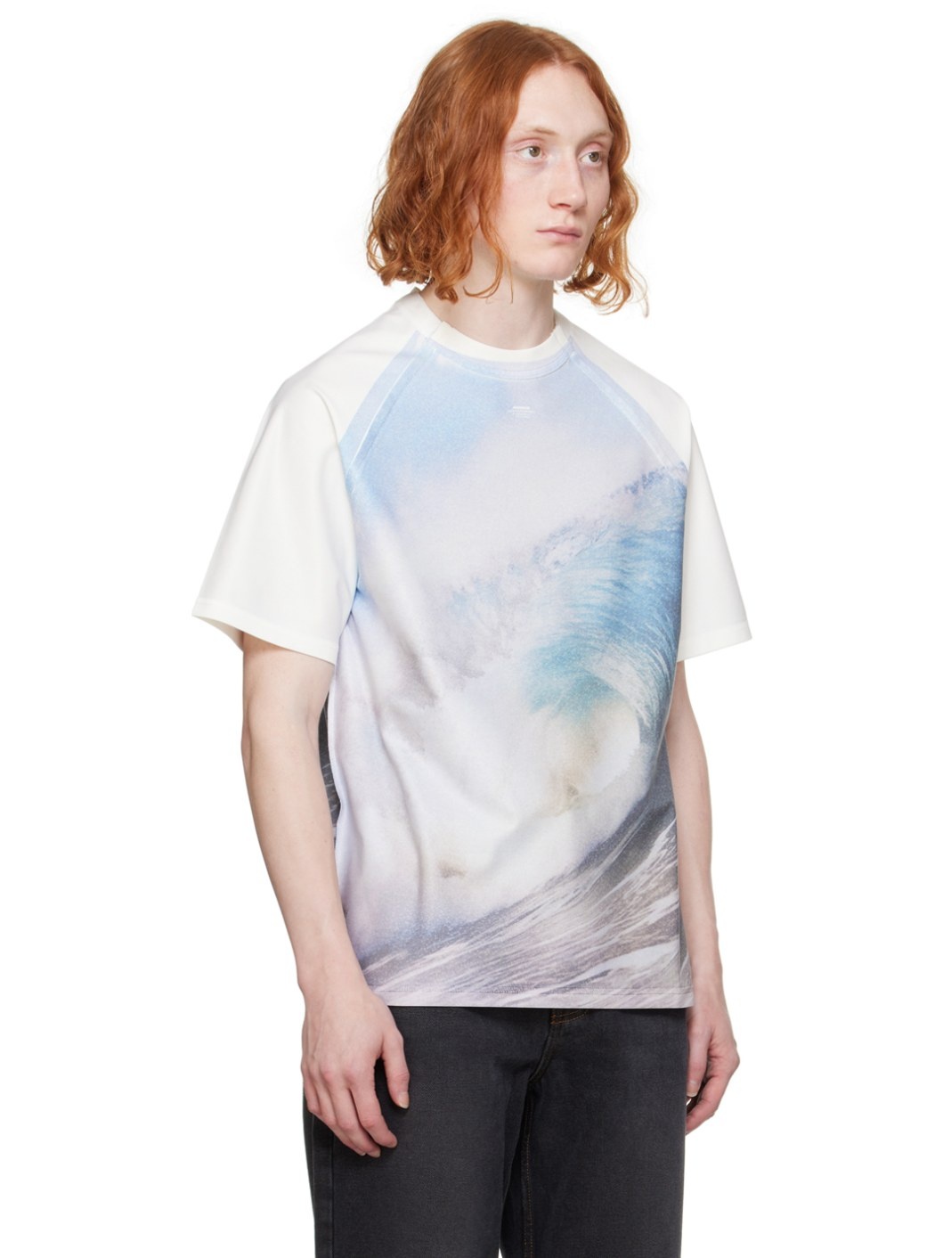 ADER error Off-White Graphic T-Shirt | REVERSIBLE