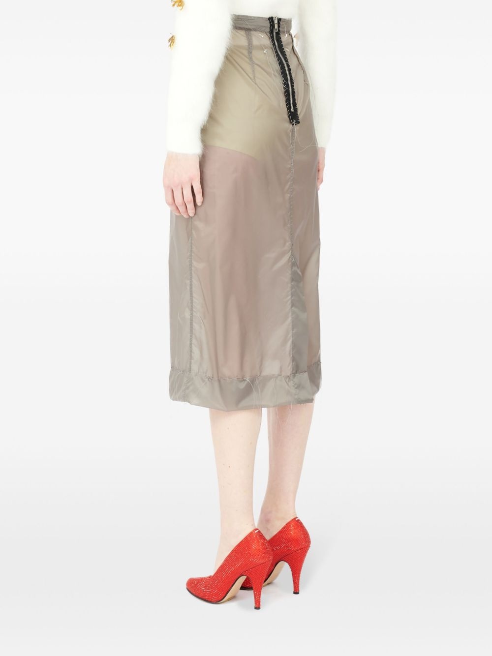 Inside Out four-stitch skirt - 5