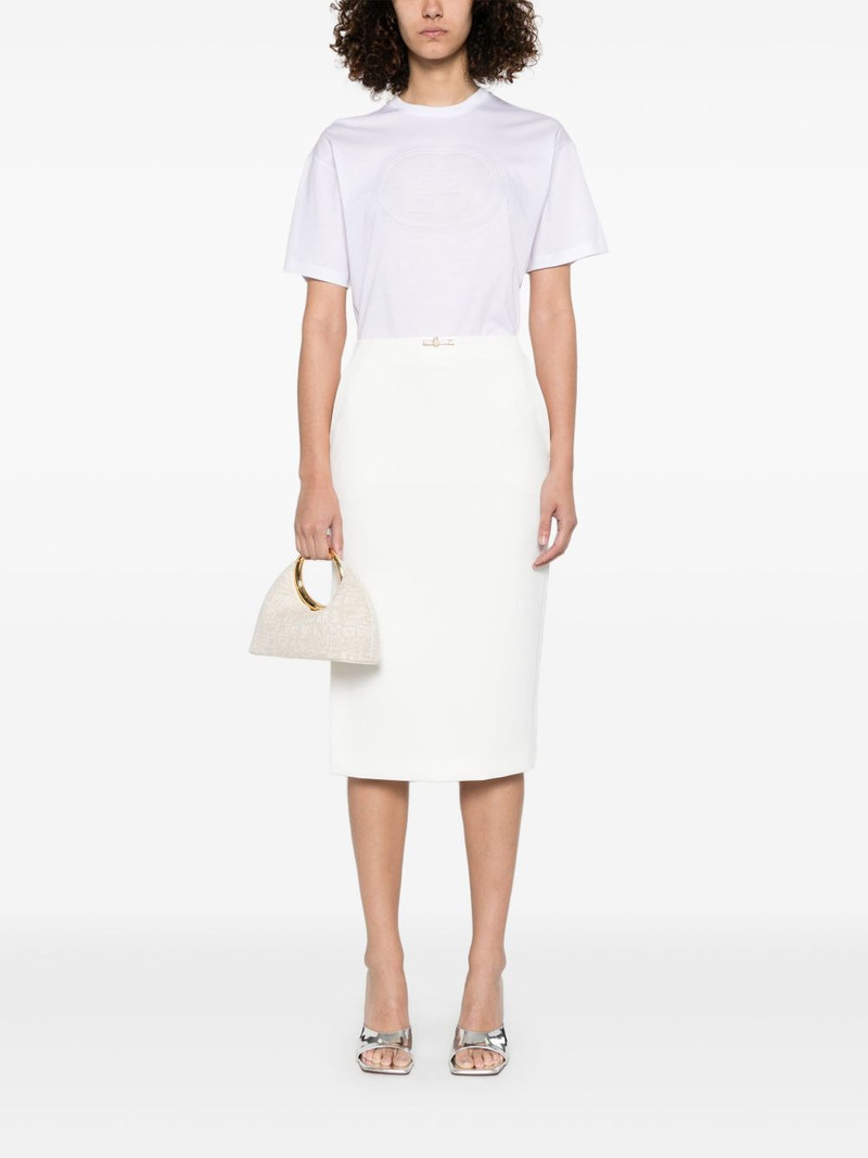 ELISABETTA FRANCHI logo-embossed T-shirt outlook