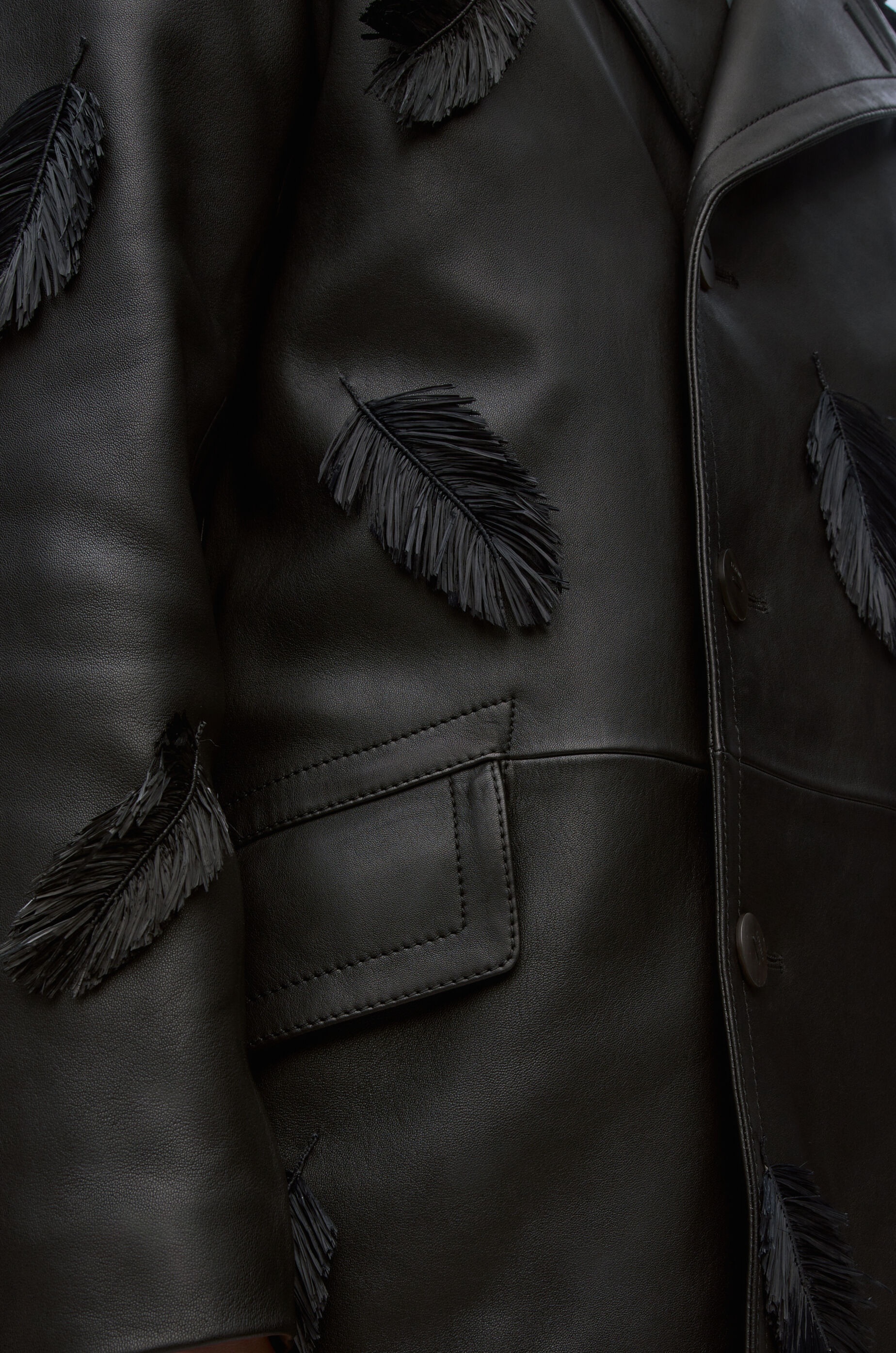 Howl peacoat in nappa - 5