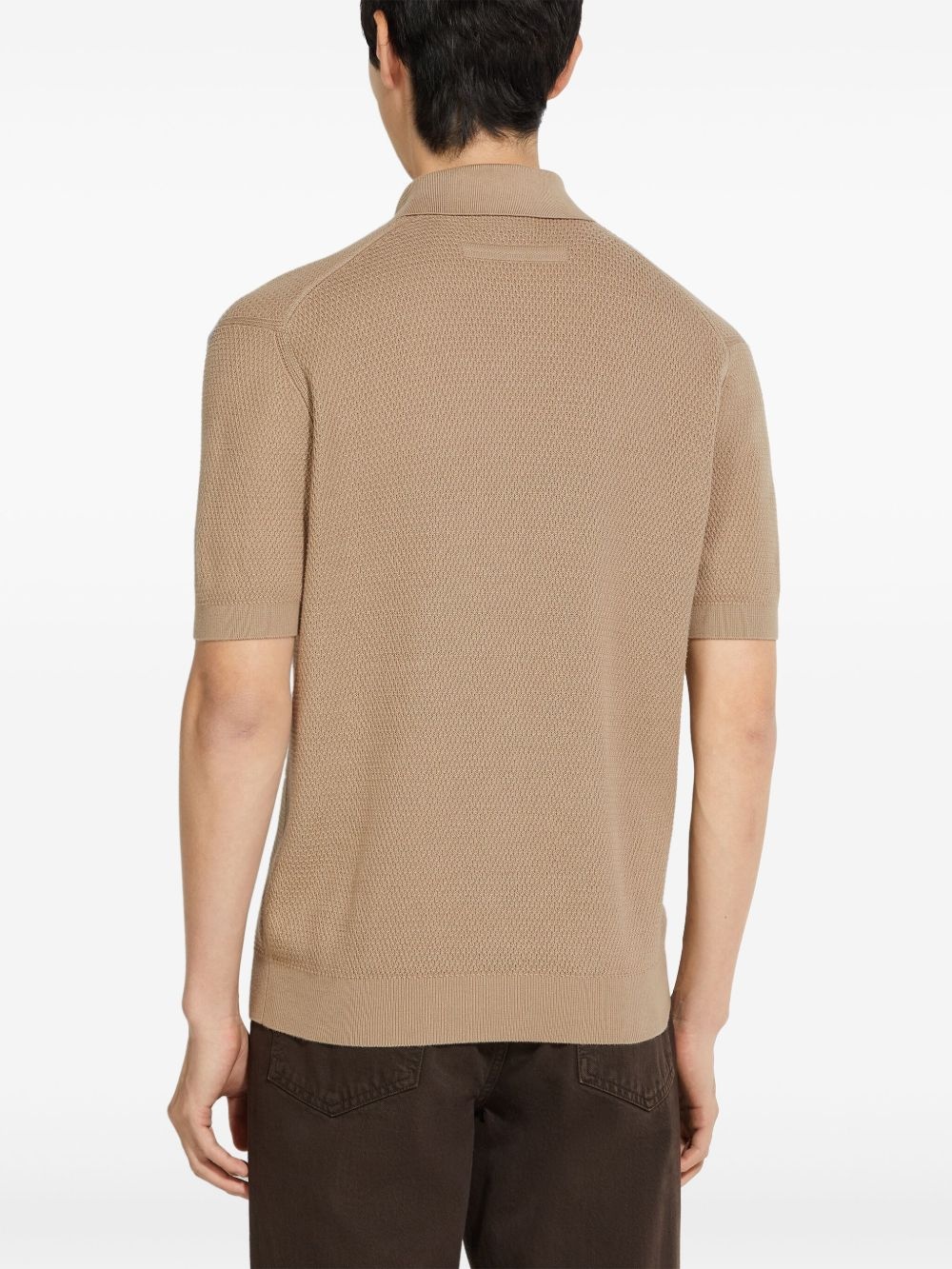 cotton polo shirt - 3